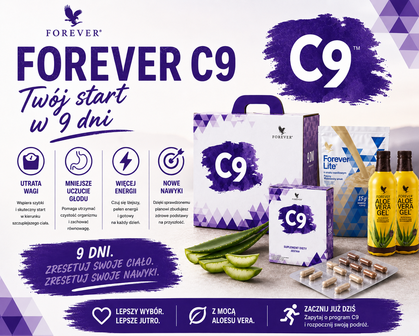 Forever C9 — Twój start w 9 dni