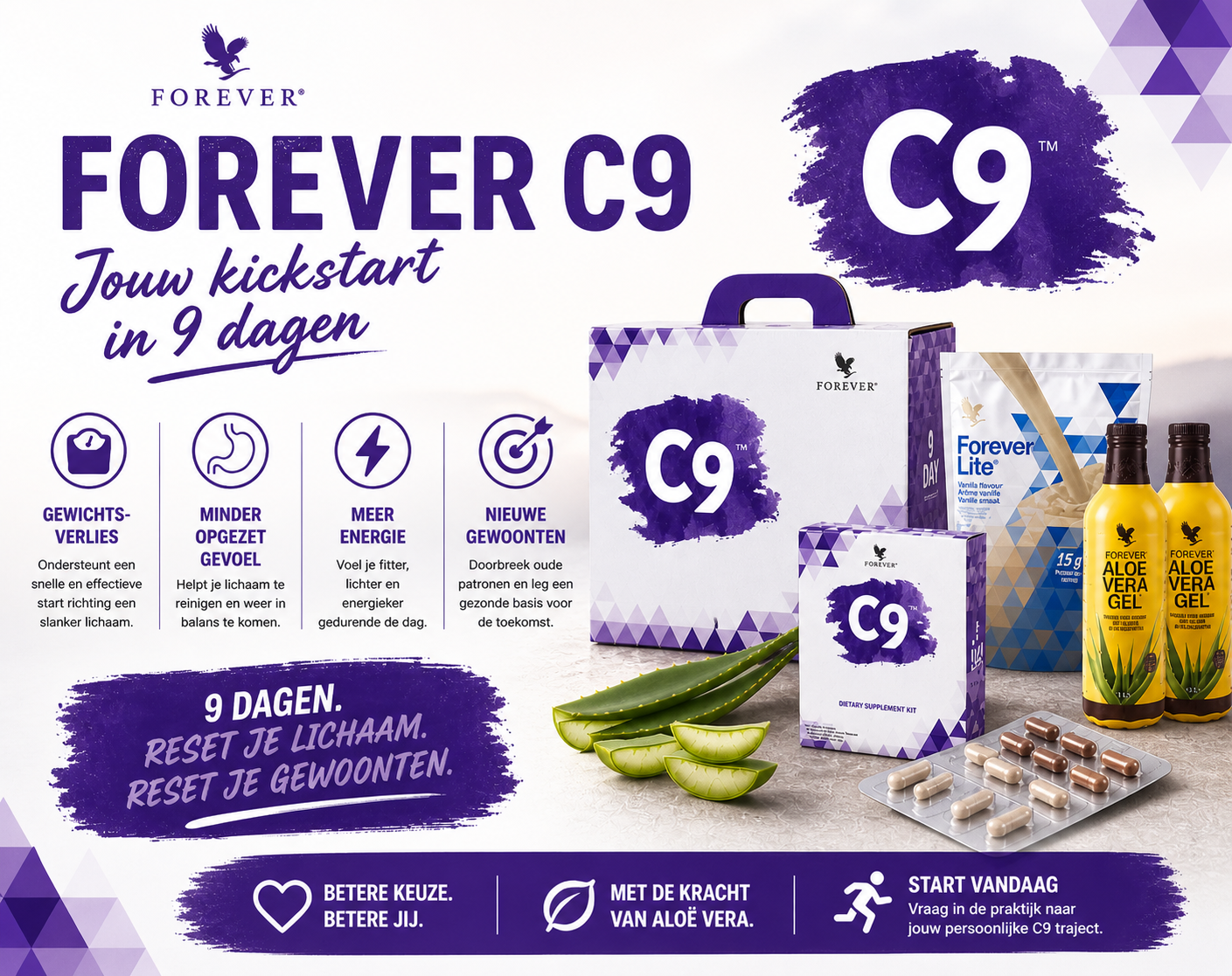 Forever C9 — Jouw kickstart in 9 dagen