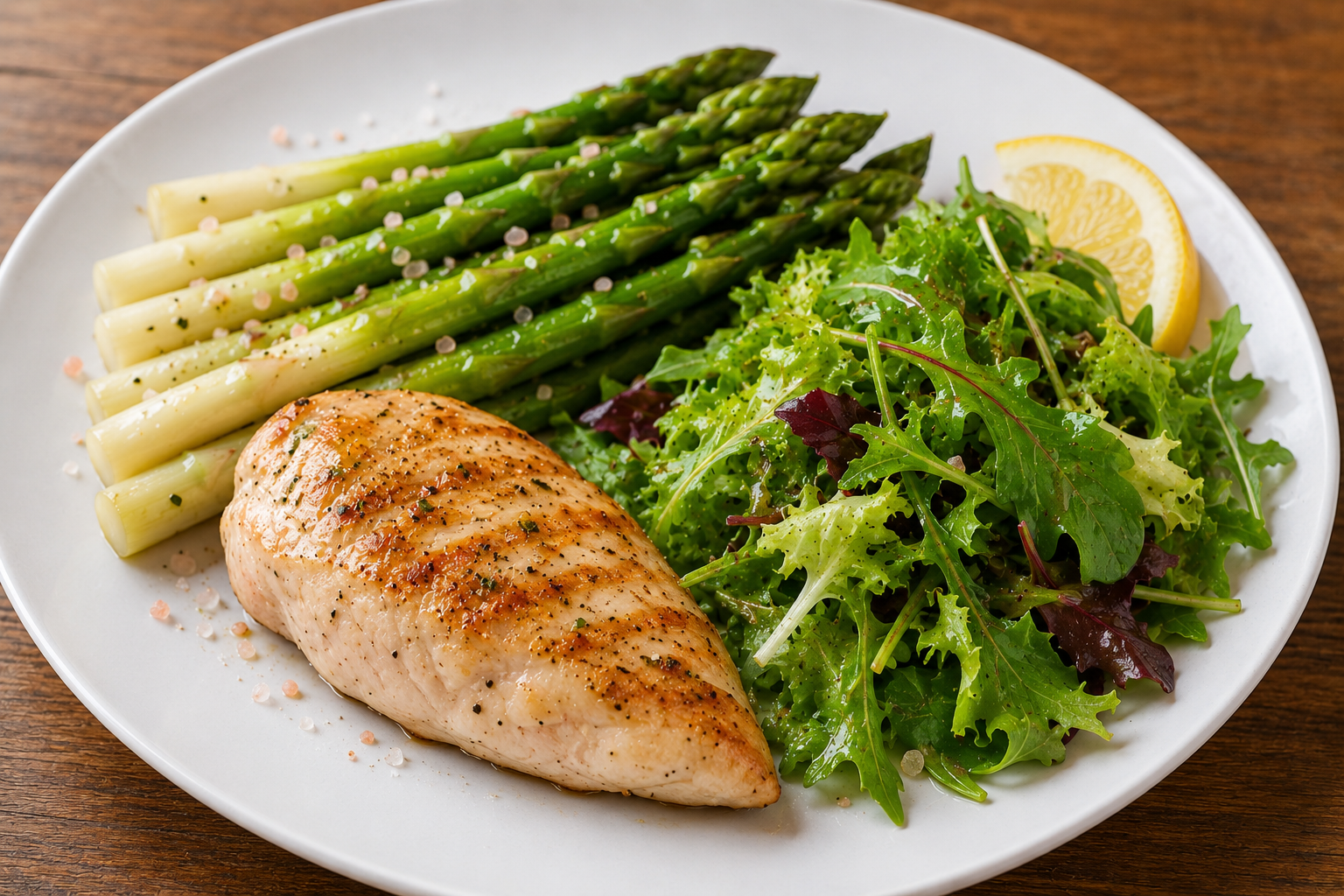 Kipfilet met asperges